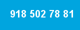 918 502 78 81 918 502 78 81